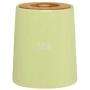 Premier Housewares Fletcher Tea Canister-Green, H14 x W12 x D12cm