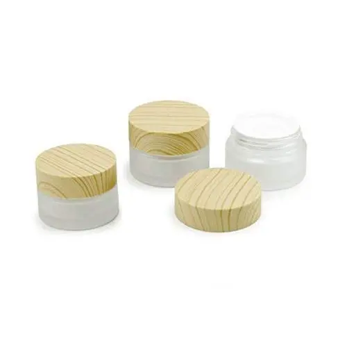 Grand Parfums 20ml LUXUS VERGLEICHTE GLASFASSEN mit Bambusverschlüssen, für feste Parfüms, ätherische Ölsorten, Augenserkums, Anti-Aging, DIY, ätherische Ölsorten, 3 Stück