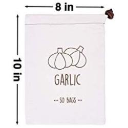 Reusable Garlic Storage Bag Keep it Longer Up to 8 Weeks