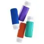 Bouteilles de Voyage Réutilisables en Silicone Anti-Fuite - 3oz - Petites Contenances avec Sac à Mains TSA