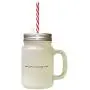 Black WeVe Got A Missionary In The. #1 Frosted Glass Mason Jar With Straw Black WeVe Got A Missionary In The. #1 Frosted Glass Mason Jar With Straw