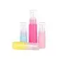 6PCS Plastik Füllbare Leere Macaron Farbproben Pumpen Flasche - Parfüm Kosmetik Lagerbehälter Make-up Emollienz Creme Emulsion Lotion Körperpflege Flüssigkeit Glasbehälter (Farbe Zufällig) (30ml/1oz)