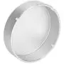 Tangxi Round Aluminum Alloy Storage Box 4.33 x 4.33 x 1.38 in Round Storage Jars Containers for Screw Battery Candy Toy Snacks Cosmetics(Silver)