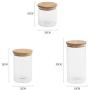 Eco friendly Storage Bottle Kitchen Store Food Ingredient Store Nut Grain Candy Biscuit Refrigerator Classification Storage Jar,670ML