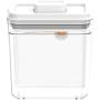 Urnanal Food Storage Containers Airtight Containers, Square Transparent Plastic Sealed Canister Kitchen Storage Box Food Cans Airtight Food Storage Jar