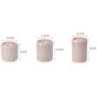 UPKOCH Wheat straw canister sealed food storage jar food container for cereal grain nut tea spice