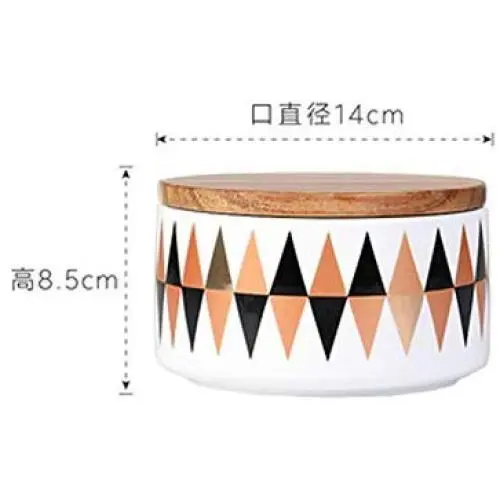 Ensemble de bocaux en céramique pour café, thé et sucre - Récipients de rangement de cuisine avec couvercle en bambou étanche - Adaptés pour contenir des aliments HUAN-H (Taille : D) Ensemble de bocaux en céramique pour café, thé et sucre - Récipients de rangement de cuisine avec couvercle en bambou étanche - Adaptés pour contenir des aliments HUAN-H (Taille : D)