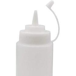 Xigeapg 24 oz Plastic Squeeze Squirt Condiment Bottles 6 pack with Twist On Cap Lids,condiment squeeze bottles - Perfect for Condiments, Oil, Icing,Liquids paints and Crafts, Set of 6