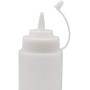 Xigeapg 24 oz Plastic Squeeze Squirt Condiment Bottles 6 pack with Twist On Cap Lids,condiment squeeze bottles - Perfect for Condiments, Oil, Icing,Liquids paints and Crafts, Set of 6