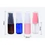 12PCS Flacons Doseurs Plastiques Bleus de 10ML / 0.34oz Sans BPA pour Maquillage, Fond de Teint, Cosmétiques, Sérums, Soins de la Peau, Crèmes, Liquides, Savons, Huiles Essentielles