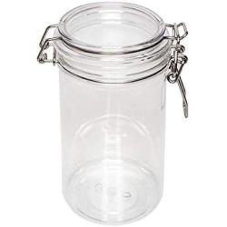 Fixture Displays Wire Clasp PET Jar 1000 ml Spice Jar Seal Paint Oil Storage Jar Container Lock 18615-1000ML-NF No
