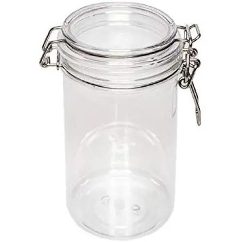 Fixture Displays Wire Clasp PET Jar 1000 ml Spice Jar Seal Paint Oil Storage Jar Container Lock 18615-1000ML-NF No