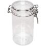 Fixture Displays Wire Clasp PET Jar 1500 ml Spice Jar Seal Paint Oil Storage Jar Container Lock 18615-1500ML-6PK