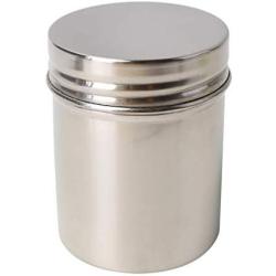 SONGLIN Simple Stainless Steel Sealed Cans Portable Storage Tank Milk Tea Cans Seasoning Jar Travel Storage Tank,7cmx9cm