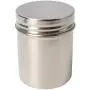 SONGLIN Simple Stainless Steel Sealed Cans Portable Storage Tank Milk Tea Cans Seasoning Jar Travel Storage Tank,7cmx9cm