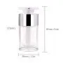 Airless Pump Bottle, Yebeauty Small Empty Pump Botte for Travel Reusable- 2 Pack, 15ml Airless Pump Bottle, Yebeauty Small Empty Pump Botte for Travel Reusable- 2 Pack, 15ml