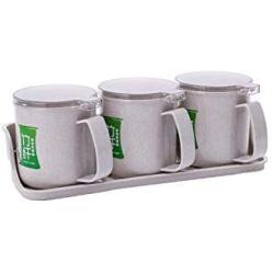 Kitchen Wall Mounted Spice Jar Seasoning Storage Box Seasoning Drain Design Rack Keeps Dry Space Saving Home,Gray