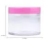 Beauticom 60 Grams/60 ML (2 Oz) Round Clear Leak Proof Plastic Container Jars with Pink Lids for Travel Storage Makeup Cosmetic Lotion Scrubs Creams Oils Salves Ointments (36 Jars)