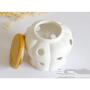 UPKOCH 1PC Ginger Ceramics Garlic Containers Storage Jars Jar with Bamboo Lids for Garlic Ginger Sealing Kitchen