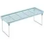 Étagère d'angle pour épices, support de bouteilles, organisateur de rangement pour cuisine et salle de bain (Bleu)