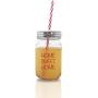 Vin Bouquet Mason Jar Set, Transparent, 4-Piece
