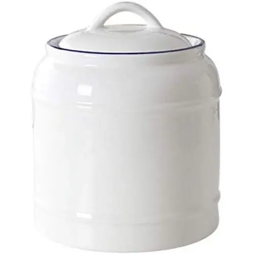 Contenants en céramique pour céréales, pots à biscuits, avec couvercle, contenants de rangement alimentaire hermétiques pour placards cuisine, idéal pour farine, café, bonbons, grands (750mL/1.5L/2.5L). Contenants en céramique pour céréales, pots à biscuits, avec couvercle, contenants de rangement alimentaire hermétiques pour placards cuisine, idéal pour farine, café, bonbons, grands (750mL/1.5L/2.5L).