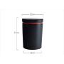 HHXQXB Storage Container for Ceramic Food, Spice Jug Tea, Coffee, Spice, Sugar, Salt and More Mat Coating Carry CO2 and Preserves The Freshness of Food