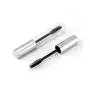 5er Pack 10ml Mascara Flasche mit Eyelash-Bürste und Augenbrauenflasche, Gummistopfen, leere Behälter mit Deckel-Funneln und Transfer-Pipetten Set für Castoröl, DIY Mascara Behälter (Silber)
