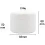 6PCS White Plastic Jar with Dome Lid Refillable Make-up Cosmetic Jars Empty Face Cream Lip Balm Lotion Storage Container Pot Case Holder 8.81 Oz (250g) 6PCS White Plastic Jar with Dome Lid Refillable Make-up Cosmetic Jars Empty Face Cream Lip Balm Lotion Storage Container Pot Case Holder 8.81 Oz (250g)