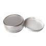 12PCS 60ml Silver Aluminum Metal Empty Refillable Cream Balm Nail Art Cosmetic Make Up Sample Aluminum Tins Bottle Pot Lip Jars Container Case With Screw Lid For DIY Make Up Hold Samples