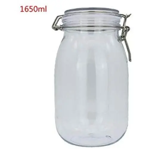 Bocal Rond 1650 ml avec Bouchon Hermétique – Récipient de Conservation, Cuisine, Farine, Pâtes, Épices, Accessoires de Table. Bocal Rond 1650 ml avec Bouchon Hermétique – Récipient de Conservation, Cuisine, Farine, Pâtes, Épices, Accessoires de Table.