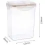Boîtes de rangement alimentaire en plastique, boîtes de conservation fraîche pour la cuisine, boîtes de stockage de grains hermétiques, boîtes de conservation alimentaires étanches. Boîtes de rangement alimentaire en plastique, boîtes de conservation fraîche pour la cuisine, boîtes de stockage de grains hermétiques, boîtes de conservation alimentaires étanches.