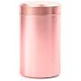 Nubstous Titanium Alloy Mini Tea Caddies Portable Sealed Cans Container Pink