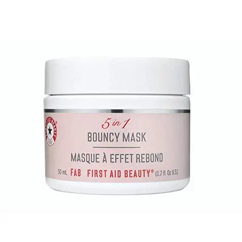 First Aid Beauty Bouncy Mask: Glutenfreie Nährende Gesichtsmaske zur Beruhigung und Feuchtigkeitspflege bei Akne (1.7 oz)