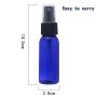 12 Stück Sprayflaschen Füllflaschen Farbverlauf-Flasche Leere Behälter Besprühflasche 30ml Blau für Gesicht