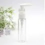 6PCS 30ML 1OZ Transparent Empty Plastic Pump Bottles with White Pump Head Shower Gel Shampoo Lotion Conditioner Storage Holder Refillable Portable Container Jar for Travel Home Use