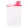 Canister and Plastic Spice Jar Cereal and Food Storage Red 0.7gal
