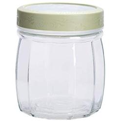 storage jar Grain container Food container Storage Box，Home glass sealed cans kitchen grain food storage storage box, green