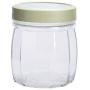 storage jar Grain container Food container Storage Box，Home glass sealed cans kitchen grain food storage storage box, green