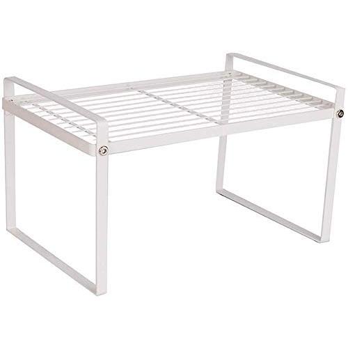 GBX Kitchen Cabinet Shelf Organiser,Shelf Racks Home Iron Art Layering Cabinet Shelf Multi Layer Storage Rack Spice Jar Storage Shelf,32×20.9×18.2cm