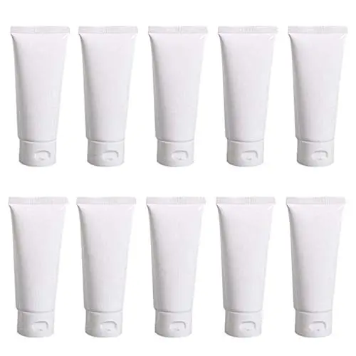 20Pcs 50ml/1.7oz Empty Refillable Plastic Squeezable Facial Cleanser Bottle Cosmetic Soft Tube Bottle Container Sample Packaging Vials with Flip Cap For Travel Lotion Shower Gel Shampoo Toiletries 20Pcs 50ml/1.7oz Empty Refillable Plastic Squeezable Facial Cleanser Bottle Cosmetic Soft Tube Bottle Container Sample Packaging Vials with Flip Cap For Travel Lotion Shower Gel Shampoo Toiletries