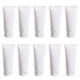 20Pcs 50ml/1.7oz Empty Refillable Plastic Squeezable Facial Cleanser Bottle Cosmetic Soft Tube Bottle Container Sample Packaging Vials with Flip Cap For Travel Lotion Shower Gel Shampoo Toiletries