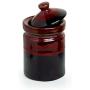 ExclusiveLane Magma Echoing Indian Hand Glazed Studio Pottery Ceramic Multi-Utility Storage Jars & Containers (940 ML, Set of 2) - Candy Jars Cookie Containers with Lid for Kitchen Dinning Table