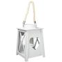 Brandani Heart Lantern MDF Board/Glass with Rope Handle, MIFF, Multicolor, One Size