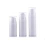 3PCS Disposable Airless Pump Bottles-Empty Portable Plastic Mini Bayonet Cream Lotion Toner Cosmetic Toiletries Liquid Storage Containers Jar Pots(White) (5ml)