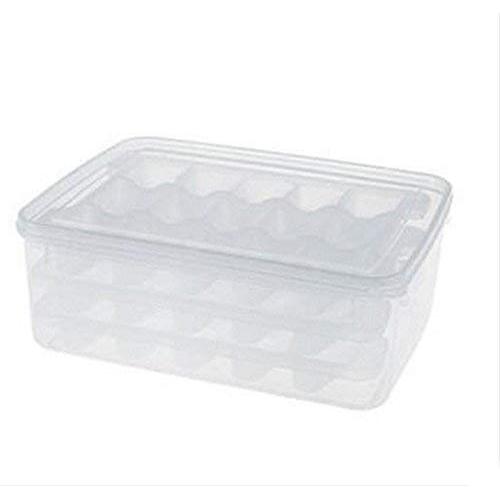 Kitchen Food Storage Jar Airtight Food Storage Microwave Thawing Box Sub-grid Dumpling Tray Refrigerator Storage Box Frozen Dumplings Crisper moisture-proof multi-purpose