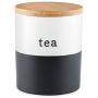 Pinky Up 5051 Canister 5051.0 Tea Accessories, White & Chalkboard