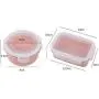 HUAIREN Round Mini Lunch Box Refrigerator Storage Box Pp Food Kitchen Sealed Box Lunch Grain Cans Classification Container-A-a HUAIREN Round Mini Lunch Box Refrigerator Storage Box Pp Food Kitchen Sealed Box Lunch Grain Cans Classification Container-A-a