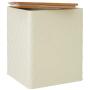 Premier Housewares Rhombus Storage Canister, Cream, Medium