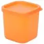 Food storage sets Kitchen Gadgets Food Storage Container Condiments Pepper Jar Plastic Spice Sauce Seasoning Box Mini,Orange